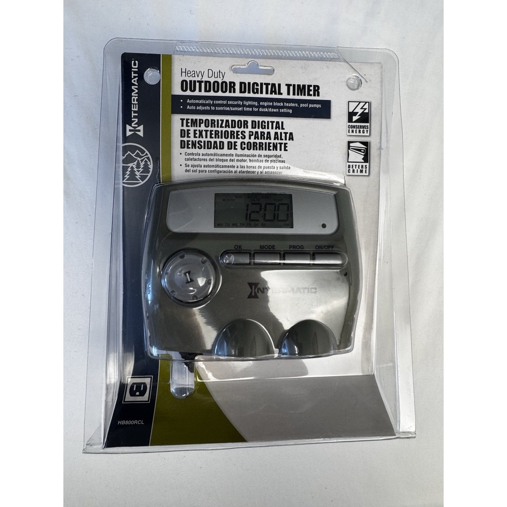 NIB Intermatic HB800RCL Heavy Duty Outdoor Digital Timer 15 Amps 125 Volts New